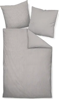Produktbild von Janine Design Edelflanell Bettwäsche-Garnitur Chinchilla S 78060 Farbe vulkan-57 Größe 135x200 + 80x80cm