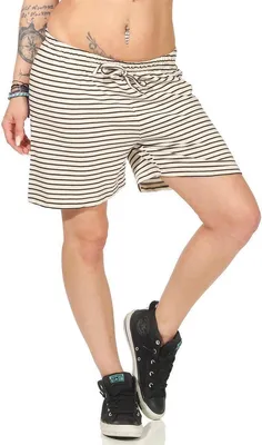 Produktbild von Damen Sommer Freizeit Shorts kurze Hose Hotpants locker; Beige-Braun S