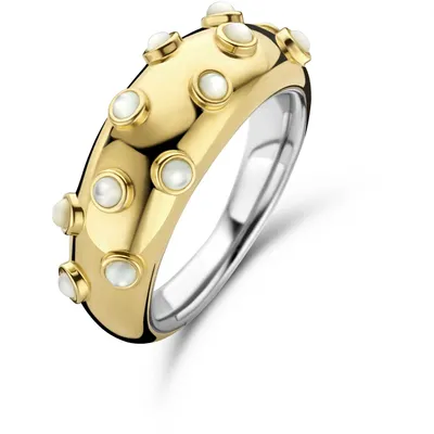 Produktbild von 12251MW Ring mit Perlmutt bicolor vergoldet 12251MW Ti Sento Milano