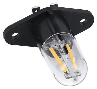 Produktbild von Bauknecht C00844875 Lampe 2W 240V mit Befestigungssockel 2x4,8mmAMP für Mikrowelle