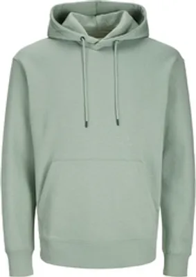 Productafbeelding van JACK&JONES ESSENTIALS JJESTAR Basic sweatshirt met capuchon, kleur: IJsberggroen, maat: M