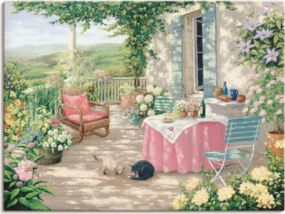 Produktbild von Peter Motz: Brunch, Produkt:Leinwand, Größe:90x120 cm / Leinwand