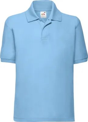 Produktbild von Fruit of the Loom - "65/35" Poloshirt für Kinder RW10132 (164-170) (Himmelblau)