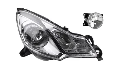 Produktbild von Scheinwerfer passend für Citroen C3 DS3 11/ 09- H7 H1 Re. + Nebel. 1606930680 6206S9 6206Y0 00006206Y0 1606931480 6206N0 96854252 Johns