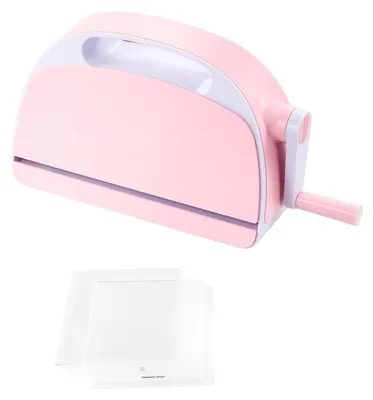 Produktbild von Manuelle Stanz- und Prägemaschine - Tragbare Papierstanzmaschine - 22,9 cm Schnittbreite - Mit Stanzplatten - Ergonomischer Griff - Für Scrapbooking und Kartenherstellung
