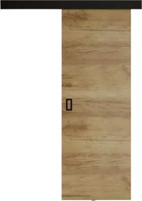Produktbild von KIER FURNITURE Schiebetür Komplettset WERDI Sliding Door, Raumteiler Schiebetür Eiche Craft 66x205x1,6 cm