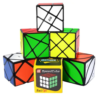 Image de Ensemble de cubes de vitesse, 3x3 (Rubik's Cube), lot de 6