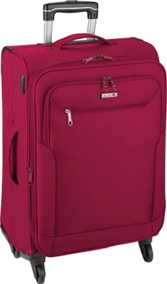 Produktbild von Trolley Stoffkoffer Großer 76 cm Leichter 3,8 kg Rollen Reisegepäck Rot Bowatex