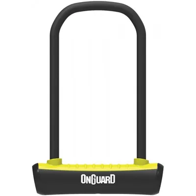 Obrázek produktu pro Zámek Onguard podkova 115x230x11mm žlutá 2klíče držák