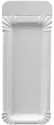 Image de PAPSTAR 81198 PAPSTAR Carton à saucisses "pur" carré, 80 x 210 mm, blanc
