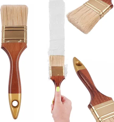 Produktbild von Pinsel Malerpinsel Farbpinsel Lackierpinsel Lackpinsel Flachpinsel Deckenbürste 2,5''