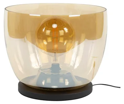 Obrázek produktu pro Stojací lampa FURNLUX Up zlatá a černá 48 cm / Hlavní barva: zlatá / Rozměry: 48 x 41 x 48 cm
