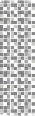 Produktbild von Duschvorhang Grau 180x180 cm, Waschbar und inklusive Haken für Badewanne und Dusche