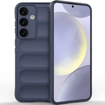 Immagine prodotto di Custodia per Samsung Galaxy S24+ Custodia protettiva in silicone TPU morbido antiurto blu scuro