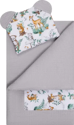 Obrázok produktu pre Súprava obliečok 100x75 cm Lesné zvieratá / Bocioland