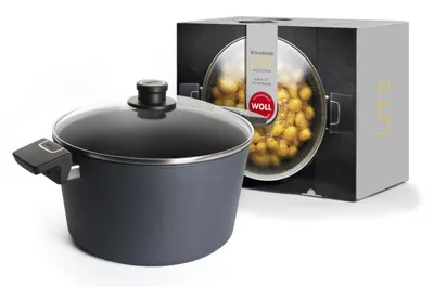 Induktionspfanne aus Aluminium, 28 cm, 7,5 l, bis 250 °C
