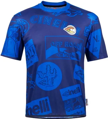 Produktbild von Cinelli Gravel Tech Kurzarm-t-shirt Blau L Mann Blau L