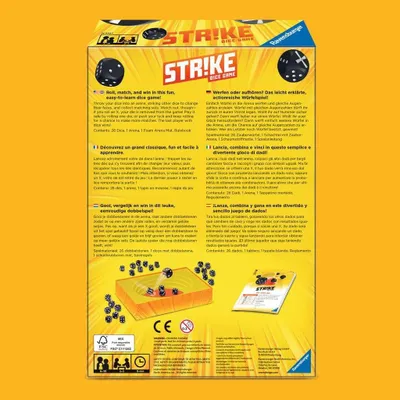 Obrázok produktu pre Ravensburger Strike, Kocka (6 strn), Dospel a diea, Akkovek pohlavie, 8 rok / roky, 15 min, 99 rok / roky