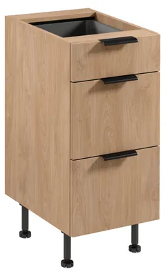 Obrázok produktu pre Dolná šuplíková skrinka SALERNO - šírka 40 cm, dub