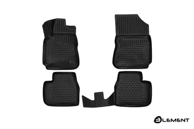 Produktbild von ELEMENT Gummi-Fußmatten 3D für CITROEN C4 Cactus, 2014->, 4 tlg.