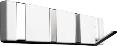 Produktbild von HOME It® Garderobe mit 5 Haken Ø8 mm x 68,5×6,5 x 13 cm weiß