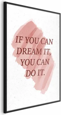 Produktbild von Posterpapier Poster - You Can Do It 40x60 cm Text m-A-0865-ao-a