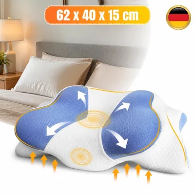 Produktbild von Kopfkissen Memory Foam Orthopädisches Kissen Nackenkissen Ergonomisch DE