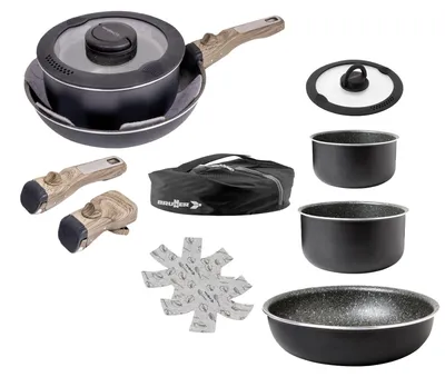 Produktbild von Campinggeschirr Koch Set Pirate Spacemaster - Ø26 cm Outdoor Topf Pfanne