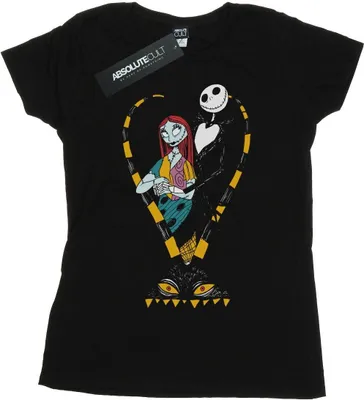 Produktbild von Disney - "Nightmare Before Christmas" T-Shirt für Damen BI35547 (L) (Schwarz)