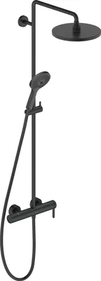 Produktbild von Duschsäule inkl. Einhebelmischer DURAVIT C.1 schwarz matt C14280007046