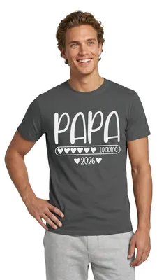 Produktbild von Spreadshirt Papa 2026 loading Männer T-Shirt, M, Anthrazit