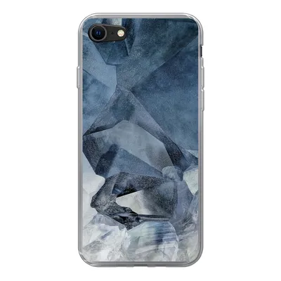 Produktbild von MuchoWow® Handyhülle Schutzhülle Hülle für iPhone 7 Edelstein - Natursteine - Mineralien Silikon Softcase Handy Hülle - Kartenhalter