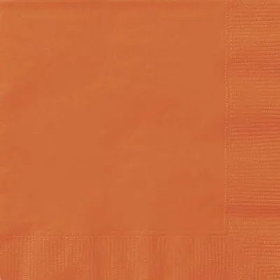 Produktbild von 20 grosse Servietten orange 33 x 33 cm