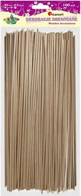 Produktbild von Kreativstäbchen rund 25cm Ø 3 mm Titanum 100 Stück