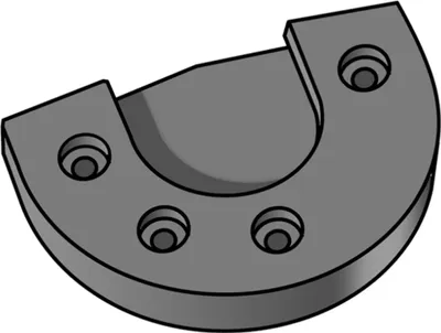 Produktbild von KE Kelit KM534W, Wandscheiben-Dämmunterlage, 1/2"-3/4", 1 Stk.