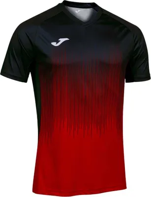 Produktbild von Joma Tiger IV Trikot Kurzarm Herren - Schwarz / Rot  | Größe: M