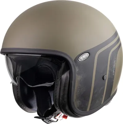 Image de Premier Vintage BTR Military Green BM casque jet, vert/noir, XS (53/54)