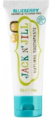 Produktbild von Natürliche Bio-Zahnpasta für Kinder - Blaubeere und Xylitol, 50 g, Jack N‘ Jill
