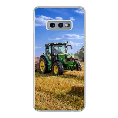 Produktbild von MuchoWow® Handyhülle Schutzhülle Hülle für Samsung Galaxy S10e Traktor - Bauernhof - Heu - Feld - Sonne - Landleben Silikon Softcase Handy Hülle - Handy