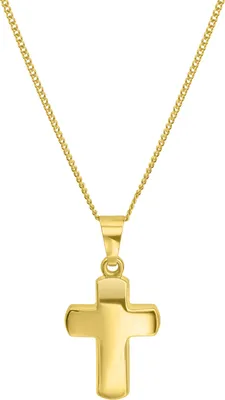 Zdjęcie produktu dla Złoty naszyjnik Zeeme for Kids z motywem krzyża 333 o długości 36/38 cm