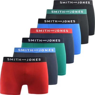 Produktbild von Smith & Jones - "Kesden" Boxershorts für Herren(7er-Pack) BG1748 (L) (Bunt)