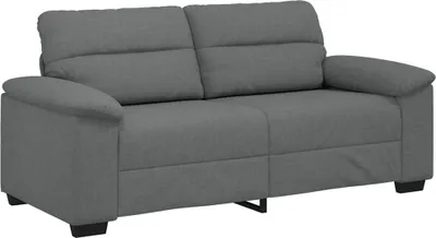Produktbild von vidaXL 2-Sitzer-Sofa Dunkelgrau 180x81x84 cm Stoff