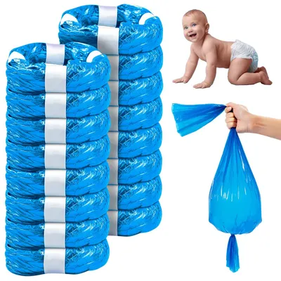 Imagen del producto de Bolsas de repuesto perfumadas, antiolor, 16 unidades, 4,5 metros, para cubos de pañales