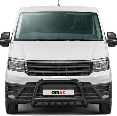 Obrázek produktu pro Ochranná lišta předního nárazníku pro VW Crafter 2017-2025 nerezová ocel s ABE černá