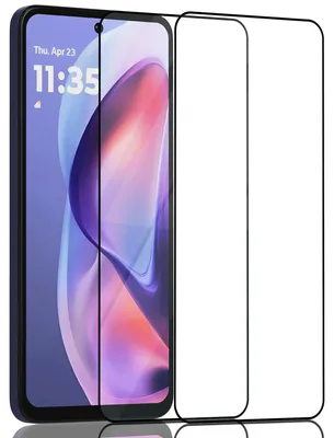Zdjęcie produktu dla 2-pak Motorola G05 Szkło ochronne na ekran - Szkło hartowane 9H - Super jakość 3D