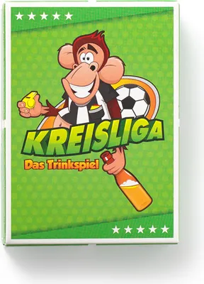 Produktbild von Kreisliga Trinkspiel Fußball 55 Spielkarten Taschenformat