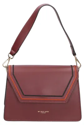 Immagine prodotto di Borsa a mano da donna, in vera pelle, con triplo scomparto, chiusura magnetica e tracolla removibile