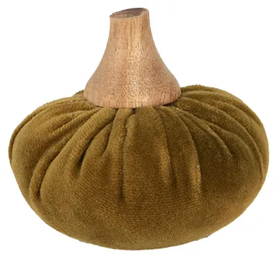 Obrázok produktu pre Clayre & Eef dekorácia Tekvica Ø 9x8 cm Zelená Polyester
