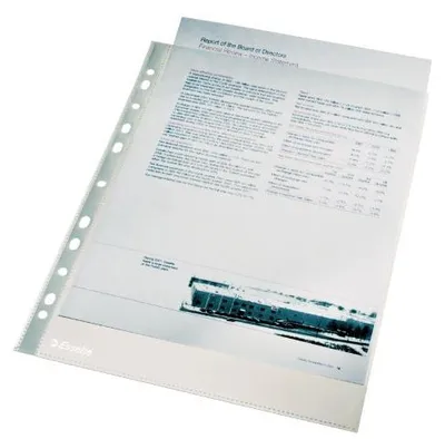 Produktbild von Esselte 56093, 210 x 297 mm (A4), Transparent, Polypropylen (PP), Oben, 0,105 mm, 230 mm