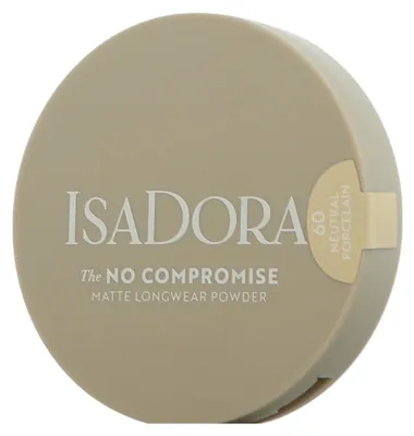 Produktbild von IsaDora No Compromise Matte Longwear Powder 60 Neutral Porcelain (8 g)
